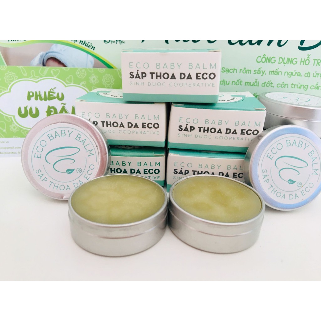 Cao Bôi Da Thảo Dược ECO - Sáp Thoa Da Thảo Dược ECO cho Bé