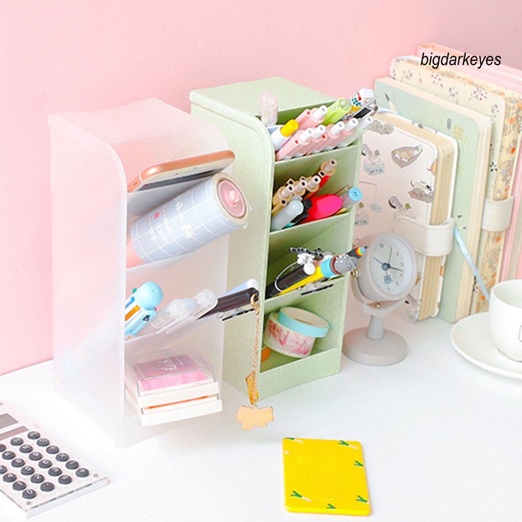 Giá Đỡ Bút Bằng Nhựa Chống Trượt Thiết Kế Nghiêng Dành Cho Học Sinh Nhân Viên Văn Phòng