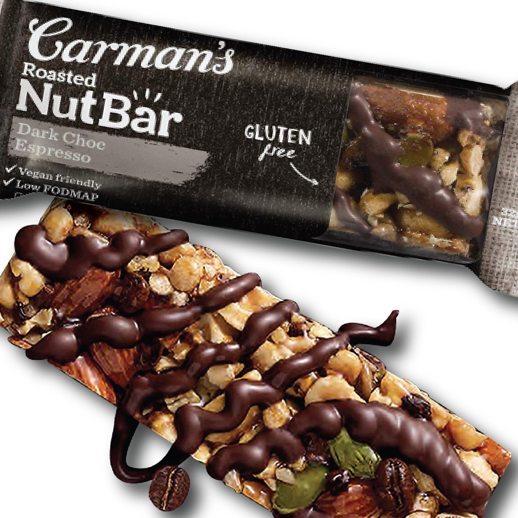 Thanh Hạt Carman's Nut Bar Dark Choc Espresso - 160g