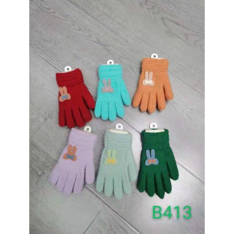 Găng tay len dành cho bé từ 5-10 tuổi