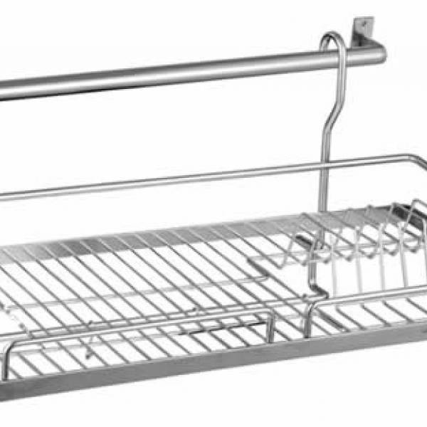 Kệ chén treo 1 tầng cao cấp inox304 không gỉ, dễ tháo lắp