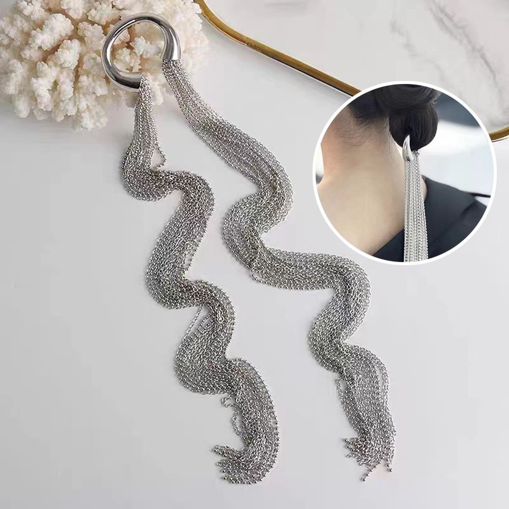 Kẹp tóc tua rua dài phong cách cổ điển thời trang