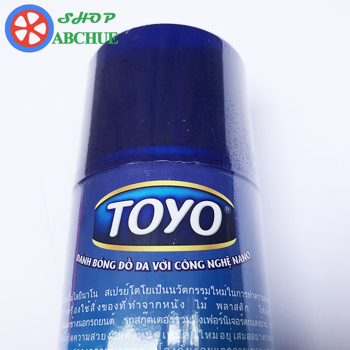 Chai Xịt Toyo Làm Sạch, Bóng, Mới Đồ Da, Gỗ, Nhựa 500ml