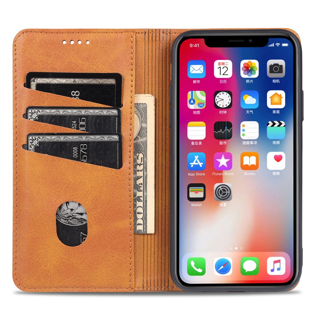 APPLE iPhone X / XS / XR / XS MAX Ốp Lưng Da Thời Trang Cho Điện Thoại Iphone X Xr Xs Max