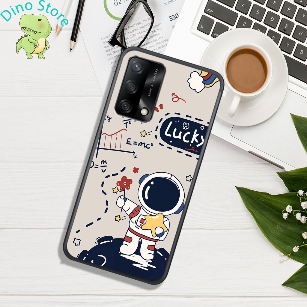 Ốp Lưng OPPO A54 4G - OPPO A54 5G - OPPO A55 4G - OPPO A55 5G  , In hình Astronuats Chibi cực đẹp.