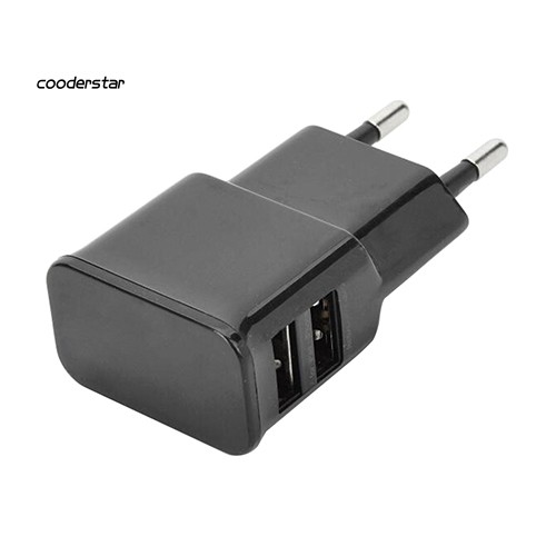 Củ sạc 2 cổng Usb 5v 2a thích hợp cho Iphone Samsung Ipad Ipod
