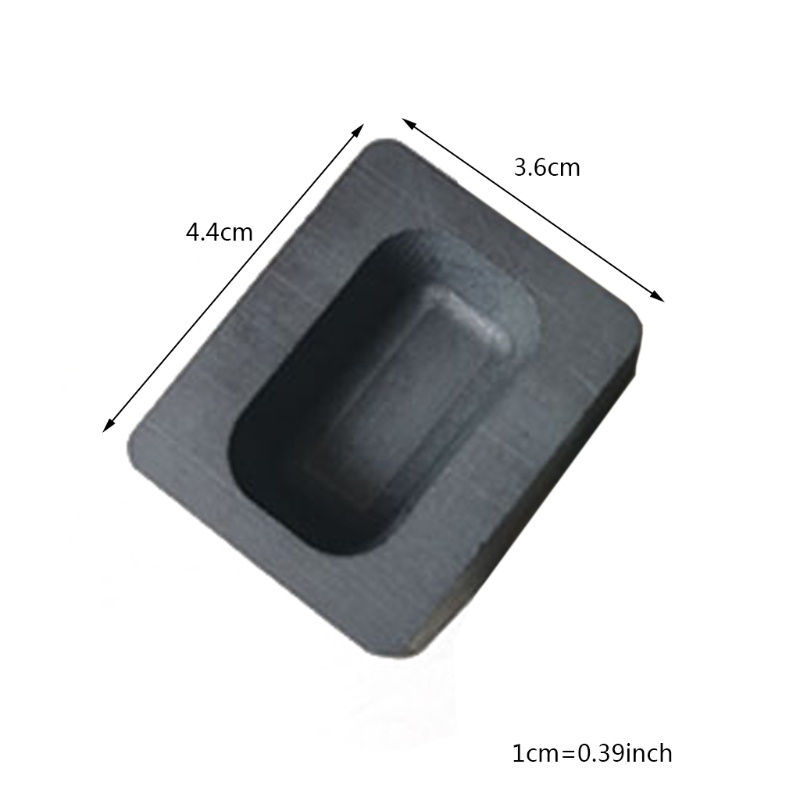 Sa Khuôn Nấu Tan Chảy Graphite Hình Trái Tim Chữ Thập Màu Đen Độ Tinh Khiết Cao