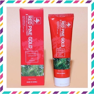 Sữa rửa mặt tinh dầu thông đỏ red pine gold moisture cleansing foam hàn quốc, tuýp 130ml, giữ ẩm, sạch da
