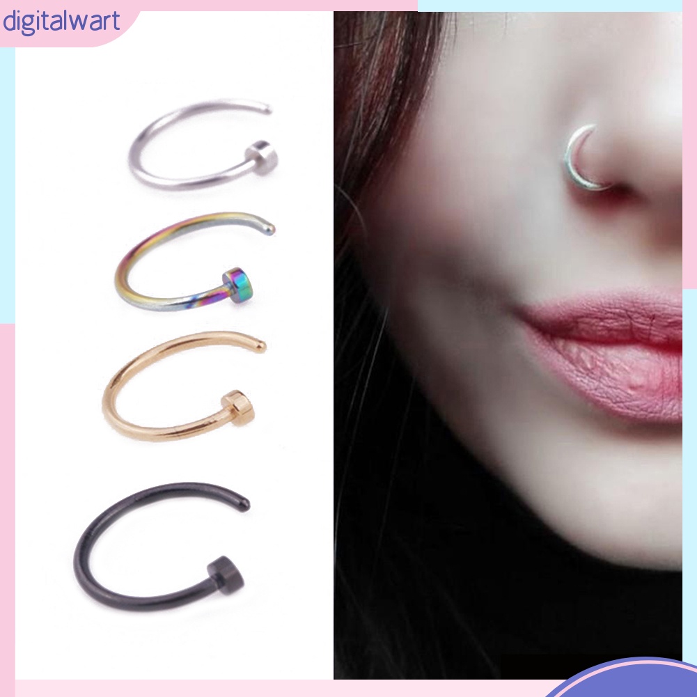 Bộ 4 khuyên mũi bằng thép không gỉ