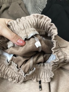 Quần baggy dạ cạp chun co giãn nhẹ (không ưng-hoàn tiền)
