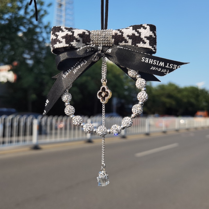 Dây Treo Trang Trí Nội Thất Xe Hơi Đính Đá Kim Cương Sang Trọng