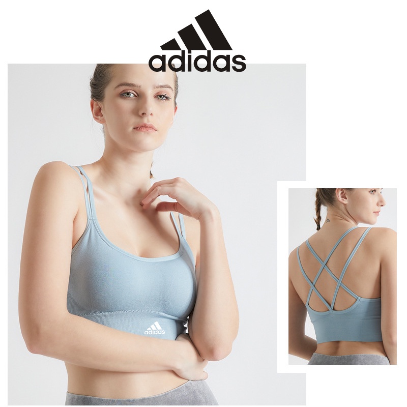 Adidas Áo Ngực Thể Thao Dây Chéo Lưng Thời Trang Cho Nữ