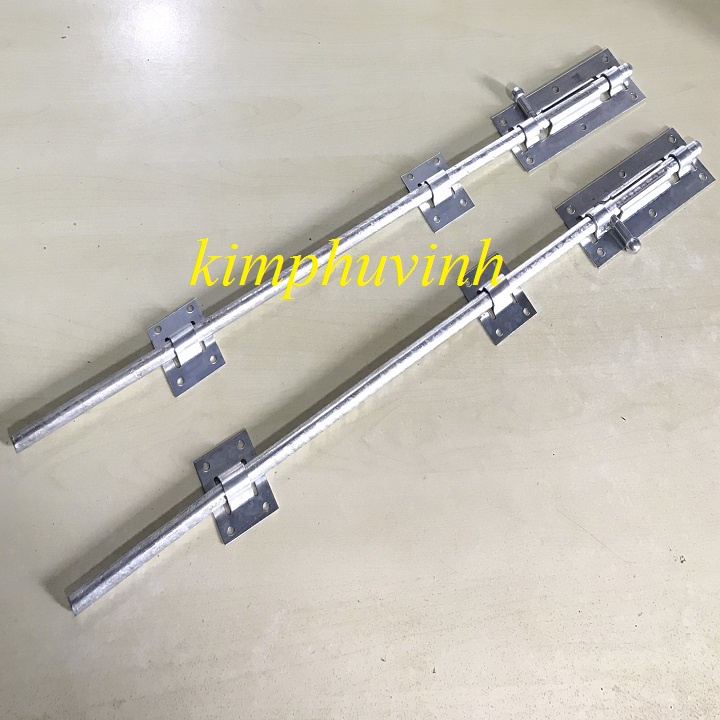 01 BỘ  6 TẤT - CHỐT CỬA SẮT  - CHỐT ĐỨNG - CHỐT CỮA GỖ 60CM