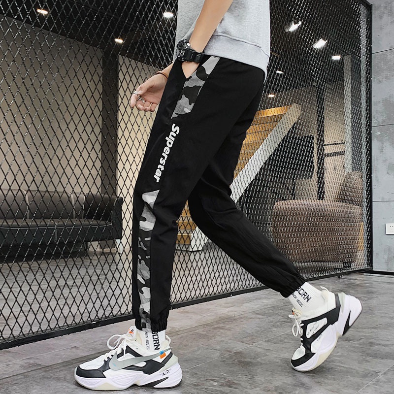 Quần Dài Thể Thao Dáng Rộng Thoáng Khí Nhanh Khô Thời Trang Mùa Hè Cho Nam