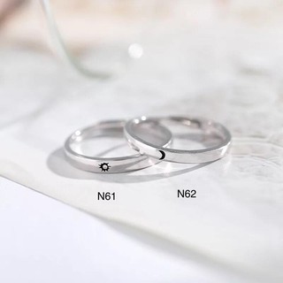 Nhẫn đôi sun& moon bạc 925