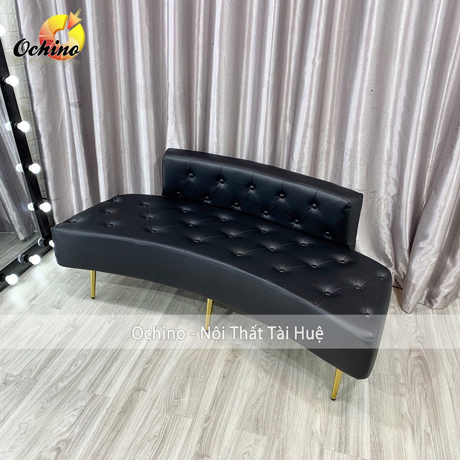 Ghế Sofa Phòng Khách, Ghế Băng Dài Cho Shop Bọc Da Cao Cấp Có Tựa Lưng ( Ảnh Thật Và Video)