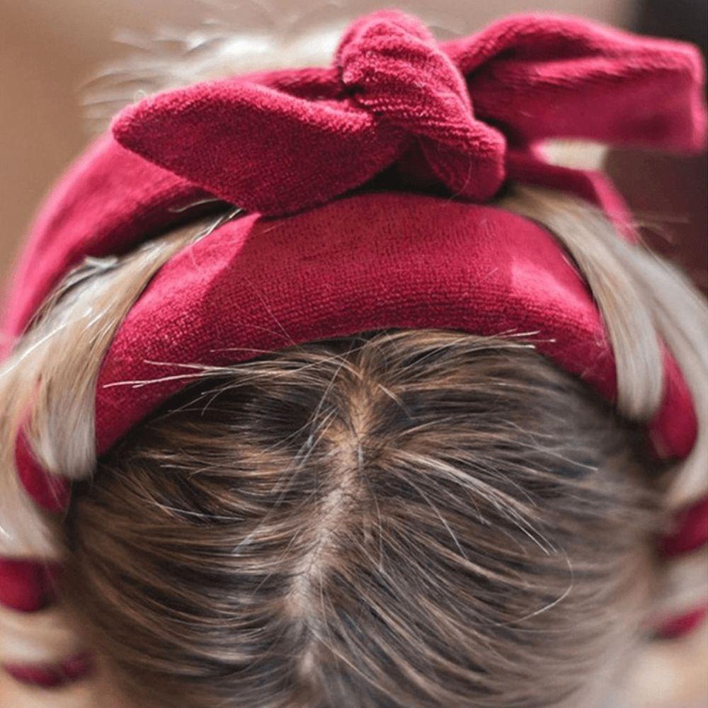 Dây Buộc Tóc Thắt Nơ Thanh Lịch Không Dùng Nhiệt