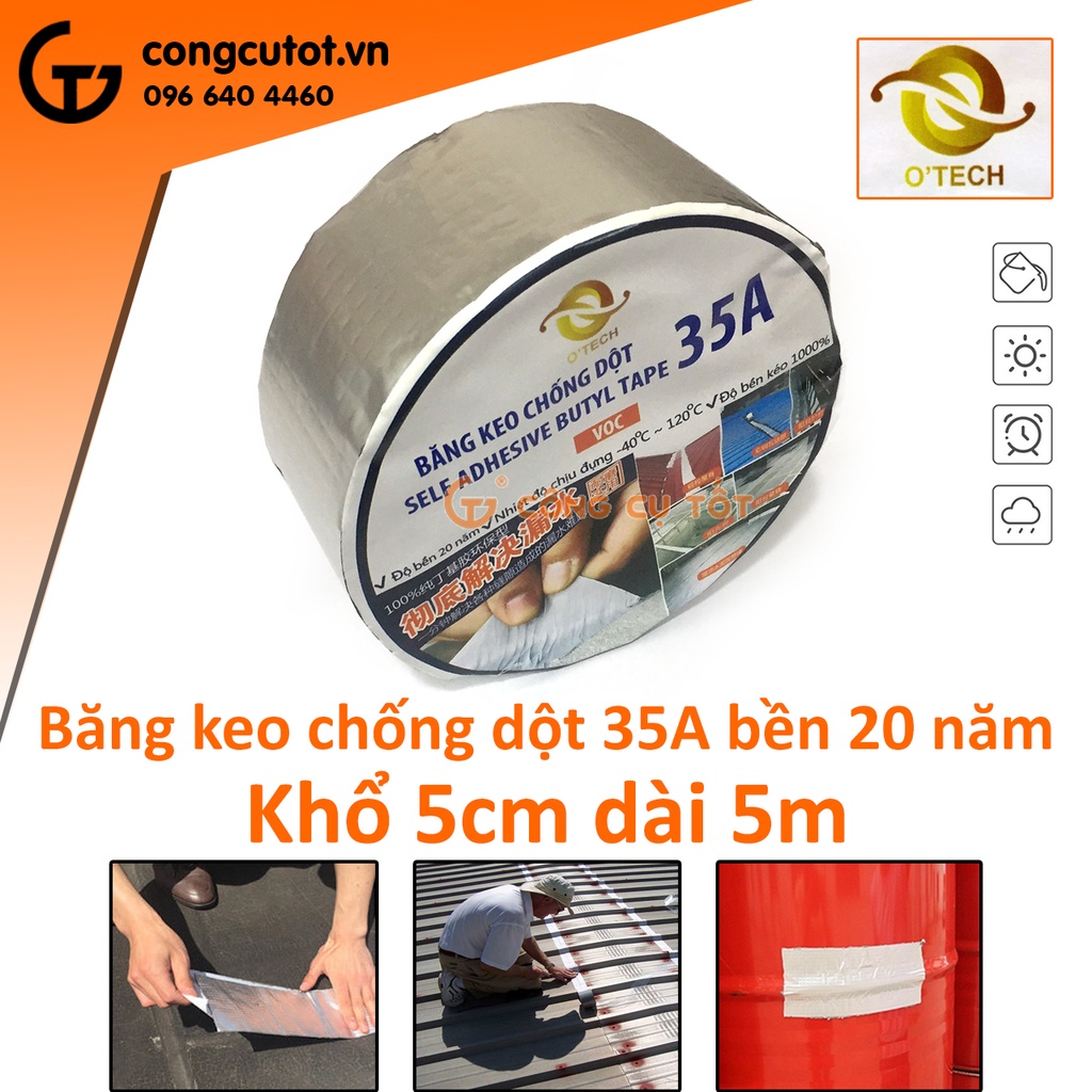 Băng keo chống dột chịu nhiệt chịu dãn bền 20 năm