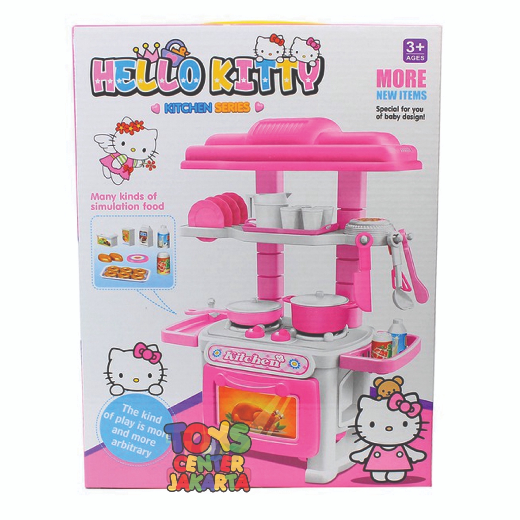 Ozihouse Bộ Đồ Chơi Nấu Ăn Mini Hình Hello Kitty Đáng Yêu Cho Bé