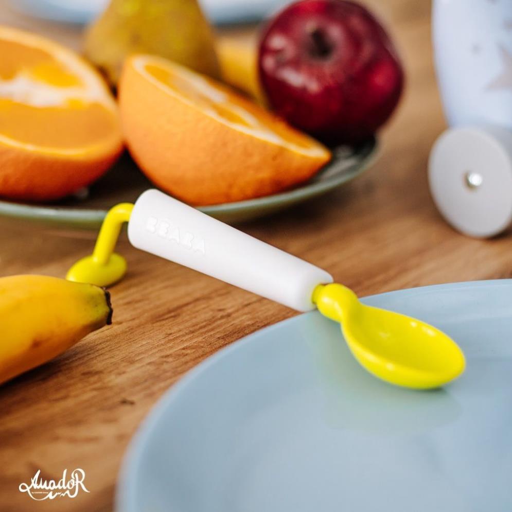 Thìa Xoay 360 Độ Không Đổ Béaba (CHÍNH HÃNG) CHO BÉ