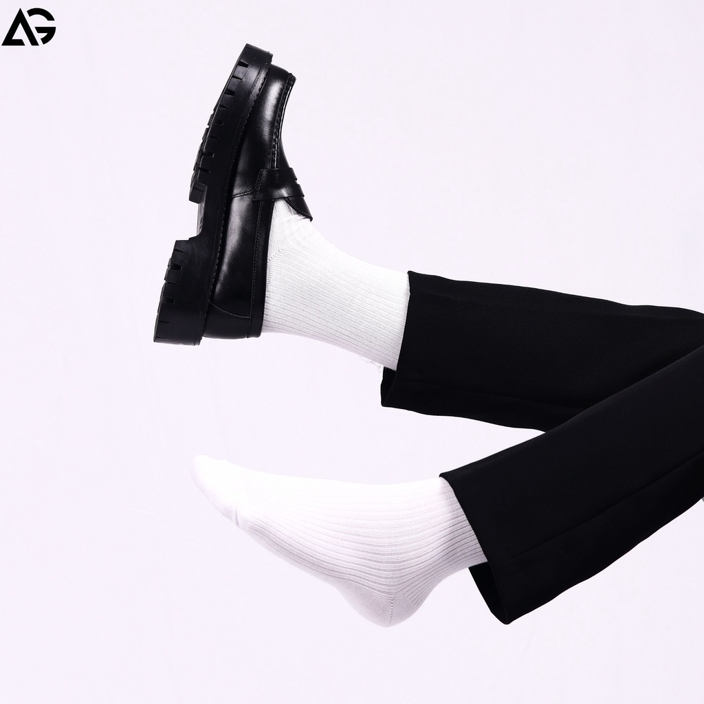 Tất nam August Perfect Fits phù hợp với mọi loại giày 100 cotton chống hôi chân