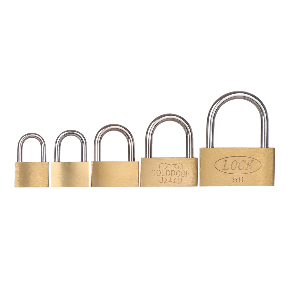 Ổ khóa đồng mini cho hành lý kèm 2 chìa khóa tiện dụng JANE
