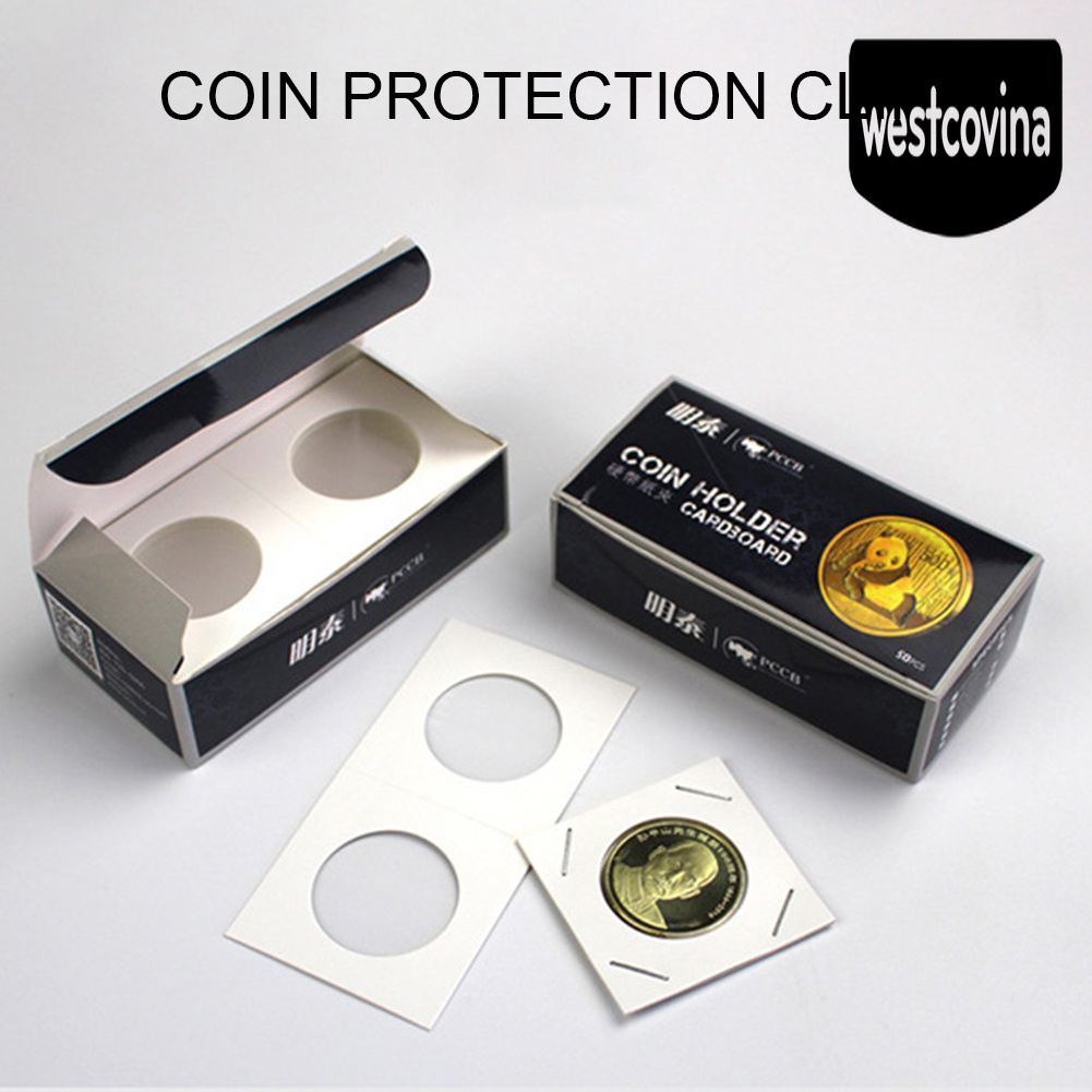 [Hot]☀ Bộ 100 Đế Giấy Các Tông Cho Đồng Xu 20.5 / 23 / 25 / 27.5 / 31.5 / 35mm