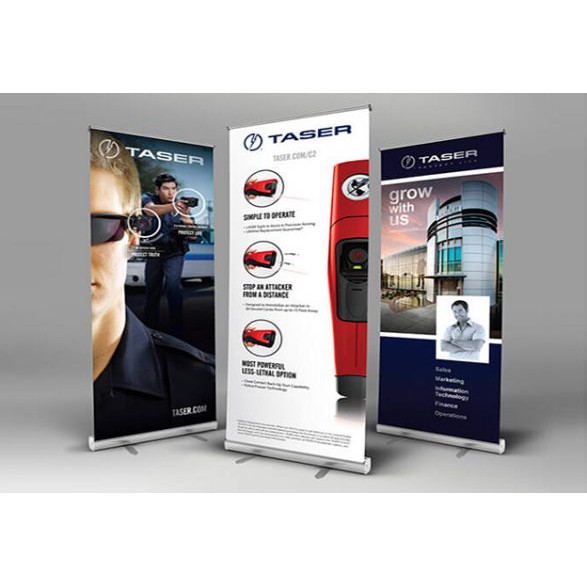 Thanh lý Cuốn nhôm cường lực- Standee  treo banner, pano- loại tốt 80 x 200cm- có túi đựng chuyên dụng
