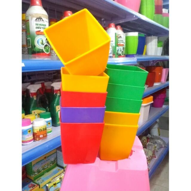 Chậu vuông mini 9x9cm