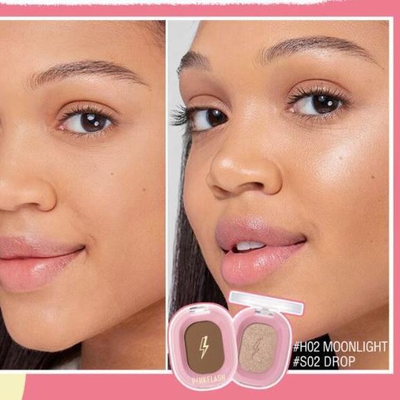 (Hàng Mới Về) Phấn Bắt Sáng Màu Lì Và Ánh Nhũ Thời Trang Pf-F02 | BigBuy360 - bigbuy360.vn