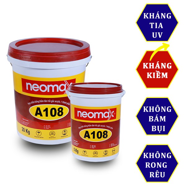 Sơn chống thấm neomax A108 loại 5kg