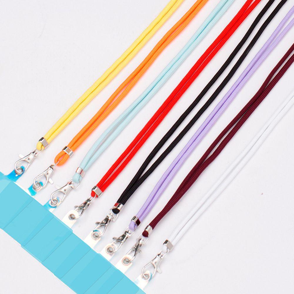 GLENES Universal Phone Lanyards Adjustable Nylon Soft Rope Crossbody Patch Phone Lanyards Mobile Phone Accessories Anti-lost Fashion Halter Safety Back Sticker Mobile Phone Strap/Multicolor