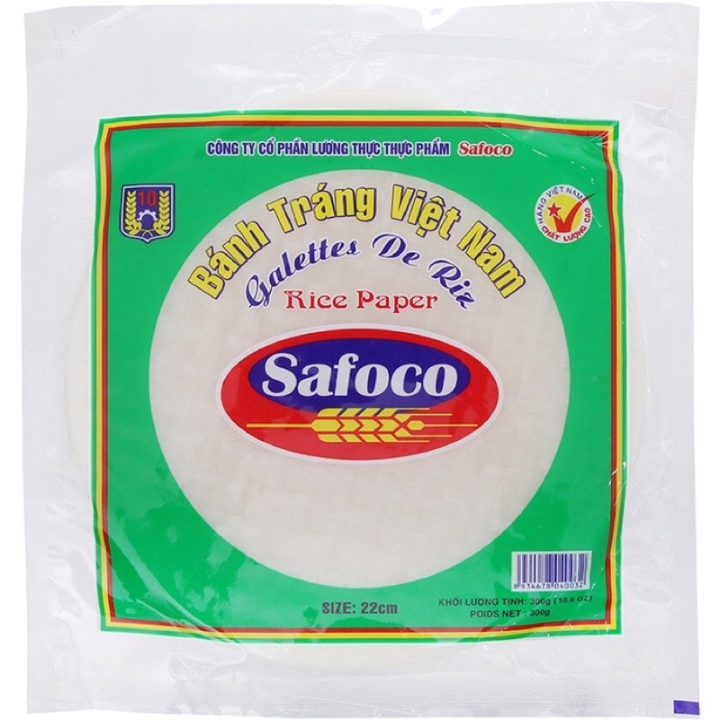 Bánh tráng cuốn gỏi ăn liền Safaco 200g/300g