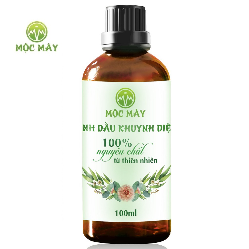 Tinh dầu khuynh diệp (bạch đàn) nguyên chất Mộc Mây 100ml (Có kiểm định bộ y tế, chất lượng vượt trội)