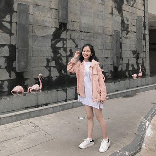 Jacket denim 6270 hồng Ja361 1994closet