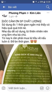 Dung dịch vệ sinh trầu không