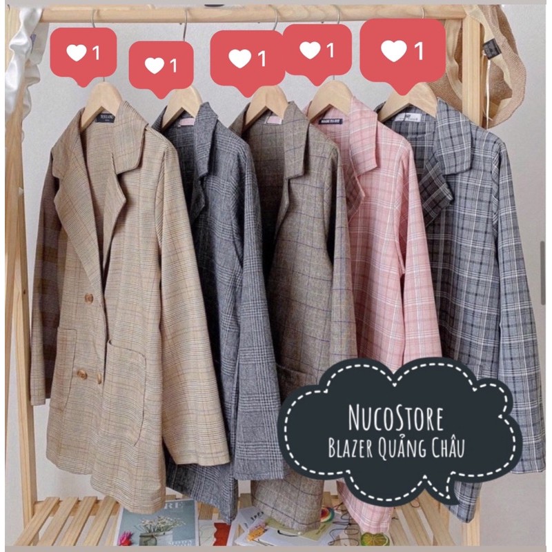 Áo Blazer dạ form Hàn Quốc 2 lớp Áo hàng Quảng Châu Cao Cấp | BigBuy360 - bigbuy360.vn