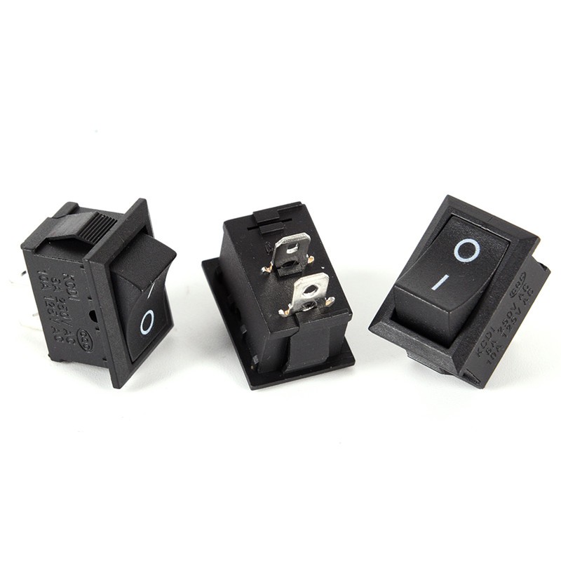 Set 10 Công Tắc On / Off 2 Chấu 12v Cho Xe Hơi / Tàu Thuyền