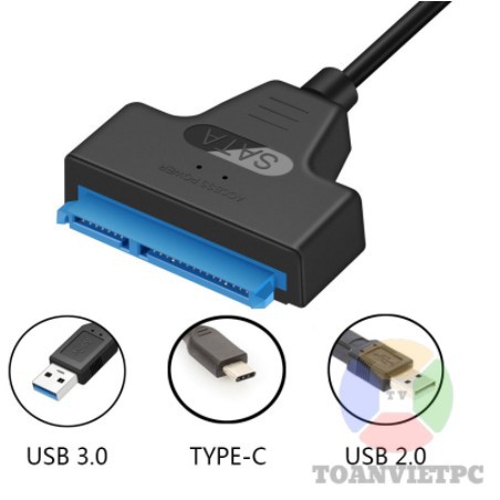 Dây Cáp Chuyển Đổi Kết Nối HDD Ổ Cứng Từ USB 3.0 Sang Sata 22 Pin 2.5inch