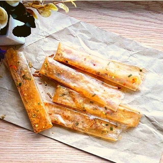 Dẻo cuộn tôm hành phi