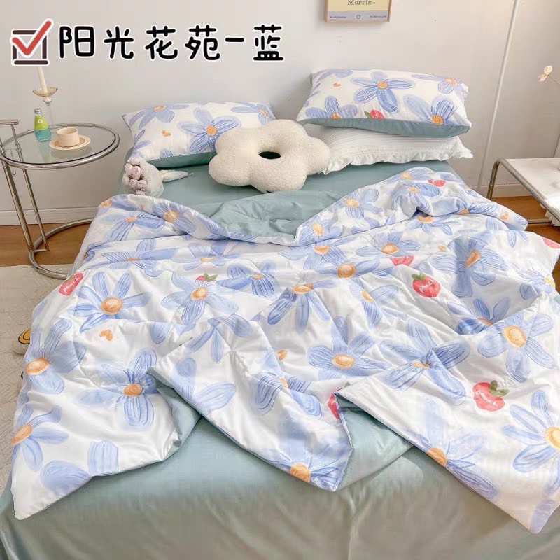 Set Bộ Chăn Ga Cotton Poly Chăn Chần Hè - Nhiều Hoạ Tiết (Shinbedding)