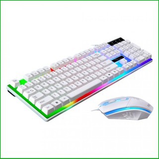 Bộ Bàn Phím Gaming có dây Kèm Chuột Máy Tính Con Báo Có LED 7 Màu Ấn Tượng