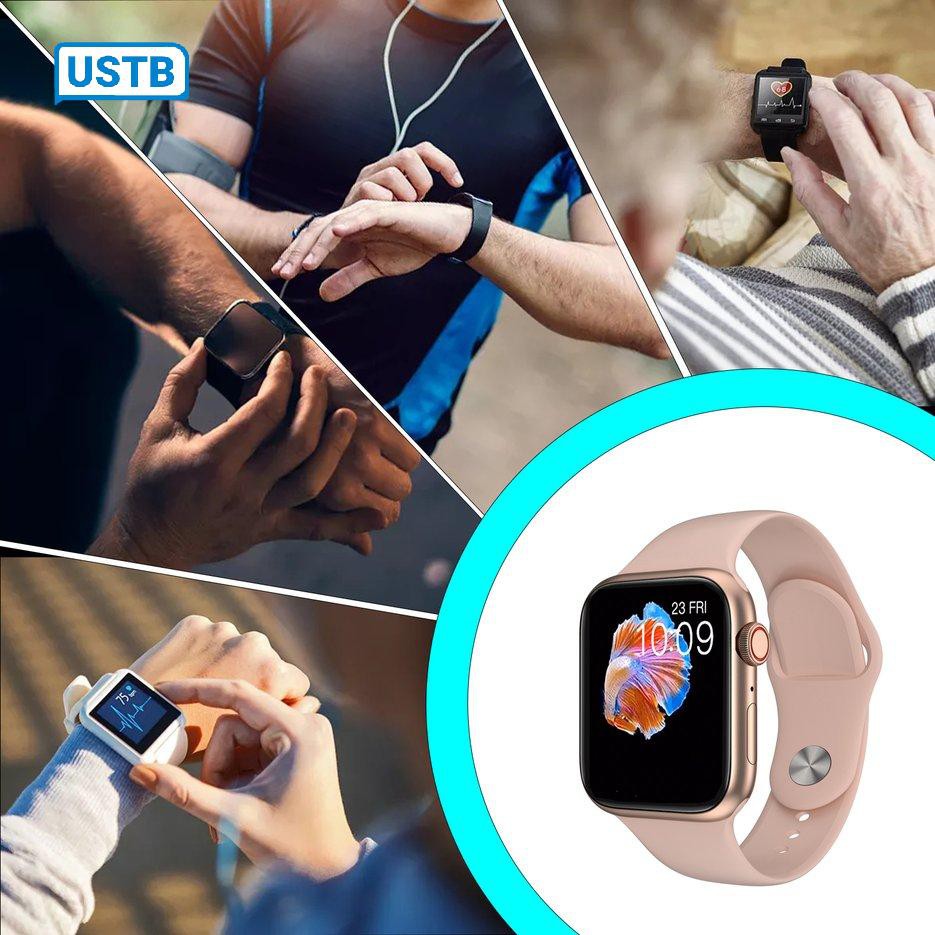 Original T600 Bluetooth Smart Heart Rate Hoàn chỉnh Đồng hồ thông minh nữ 44mm Đồng hồ thông minh nữ + Màn hình 1,69 inch