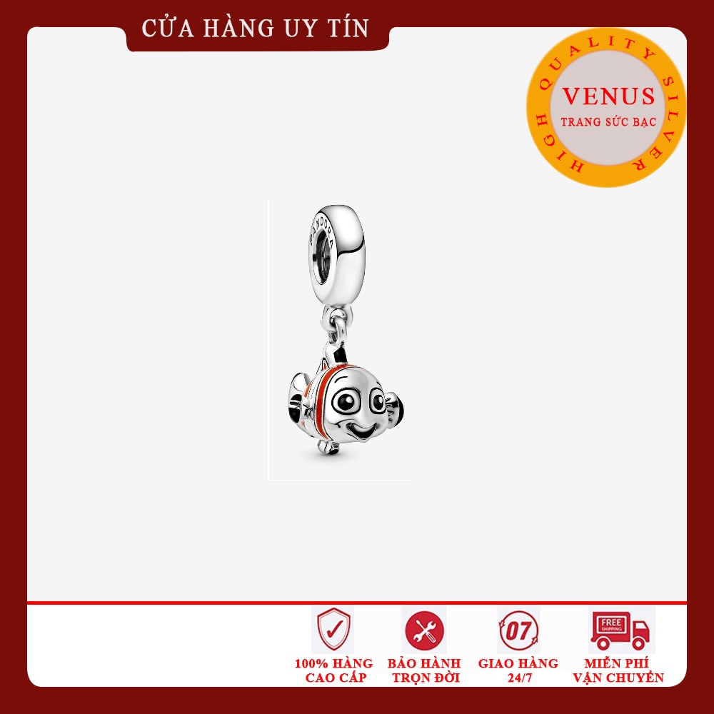 Charm Cá Vàng- Bạc 925- Trang Sức Bạc Venus