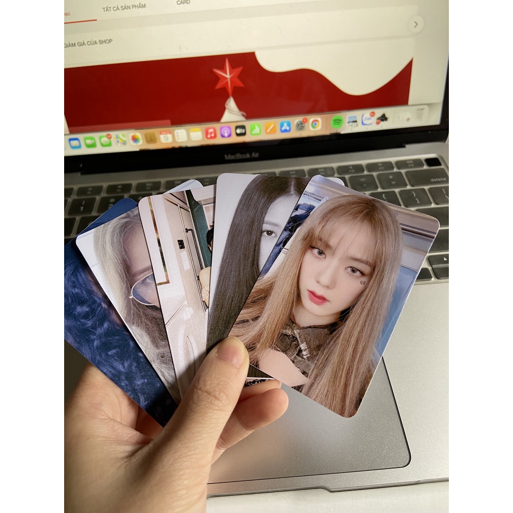 SET 9 CARD 4 thành viên Jennie Jisoo Lisa Rosé