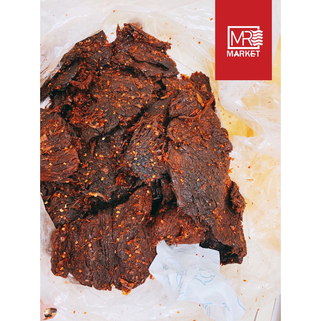 Khô Bò Đà Nẵng tươi ngon, sợi mềm, cay túi 500gr | BigBuy360 - bigbuy360.vn