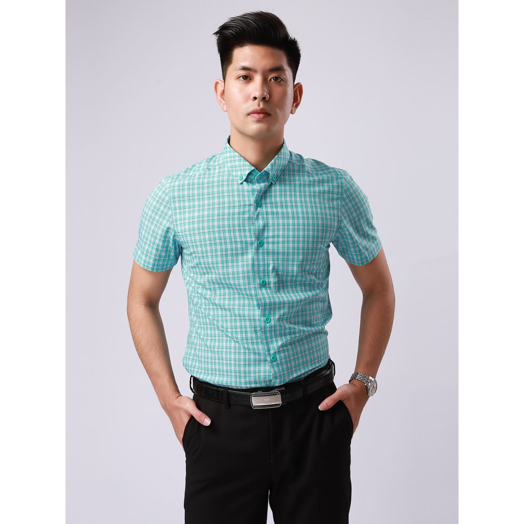 Áo sơ mi nam ngắn tay Aristino ASS203S8 | BigBuy360 - bigbuy360.vn