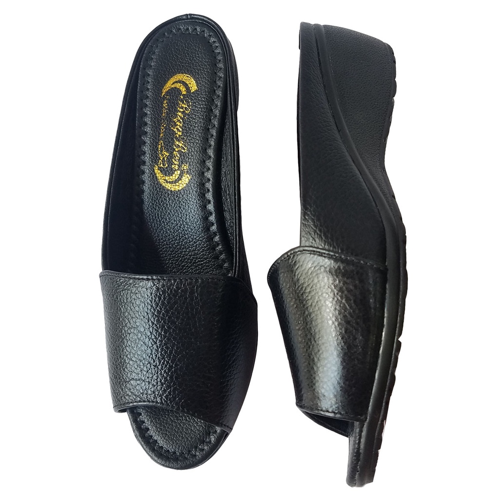 Dép Sục Nữ Da Bò Thật BIGBEN Cao Cấp SBN52