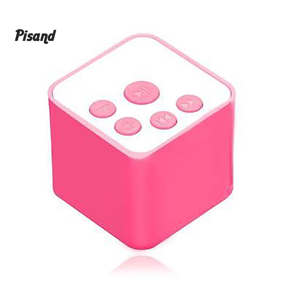 pu Portable Cubic Outdoor Stereo Mini Speaker TF Card FM Radio Music MP3 Player