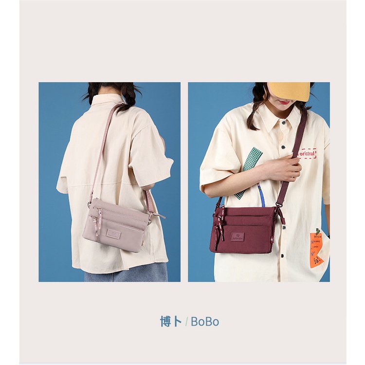 Túi Đeo Chéo Nữ Messenger Chất Liệu Polyester Hàng Nhập Khẩu Dùng Tiện Lợi 8847